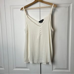 Button Front Camisole Tank